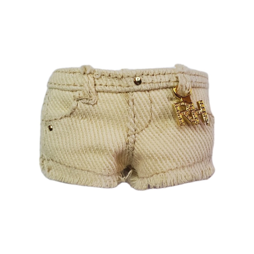 Rainbow High Pacific Coast Harper Dune Doll‎ Beach Outfit Sand Shorts Gold Charm